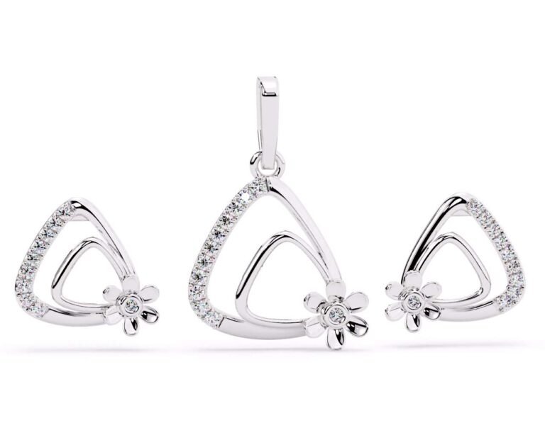 Silver Pendant Set - 0002