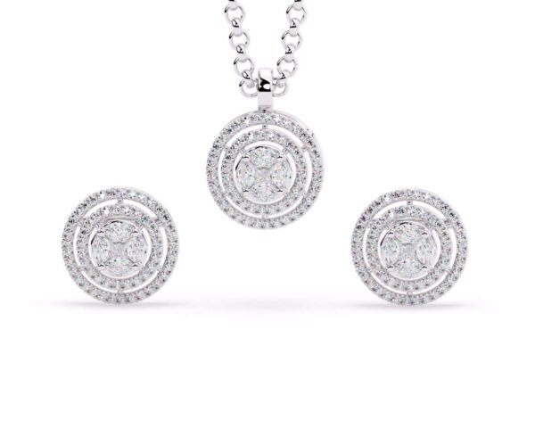 Silver Pendant Set - 0005
