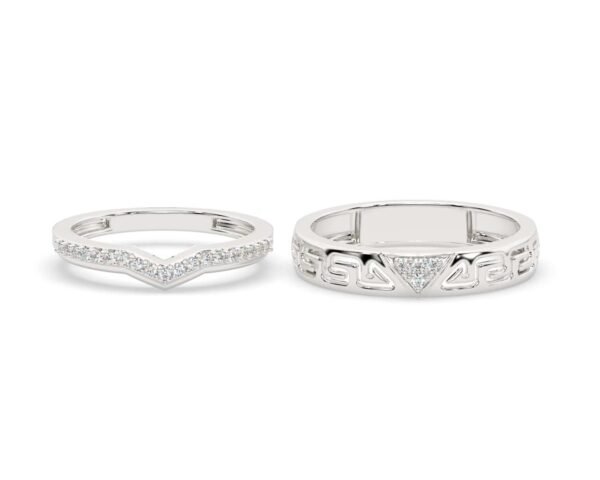 Silver Couple Rings - 0001