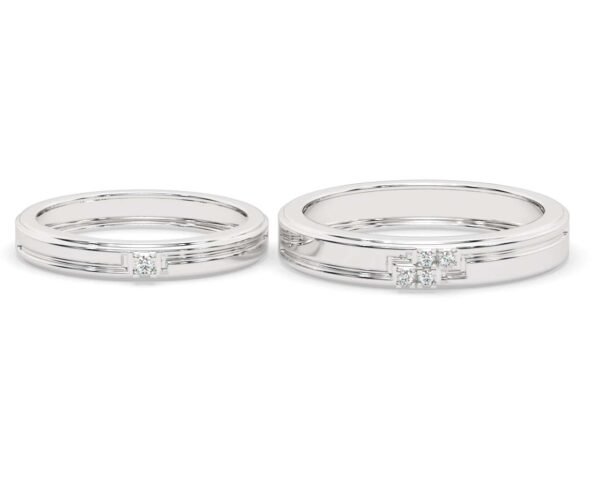 Silver Couple Rings - 0002