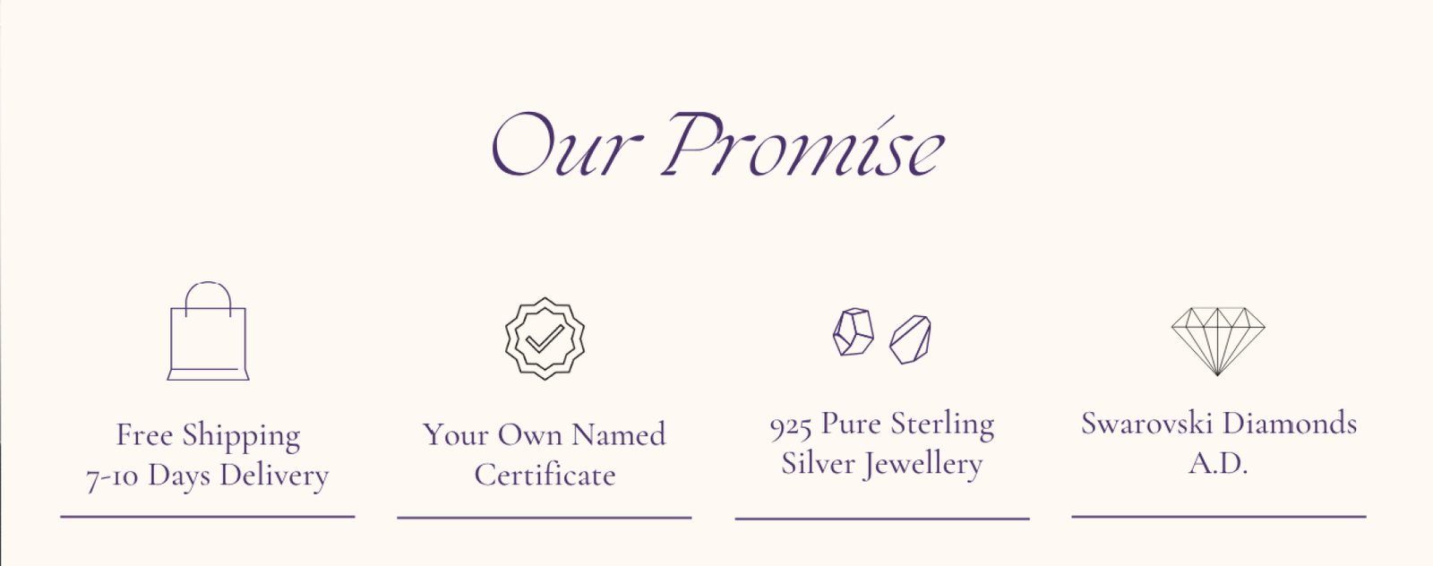 Jewelry Business Website in Cream White Dark Purple Modern Elegance Style 6